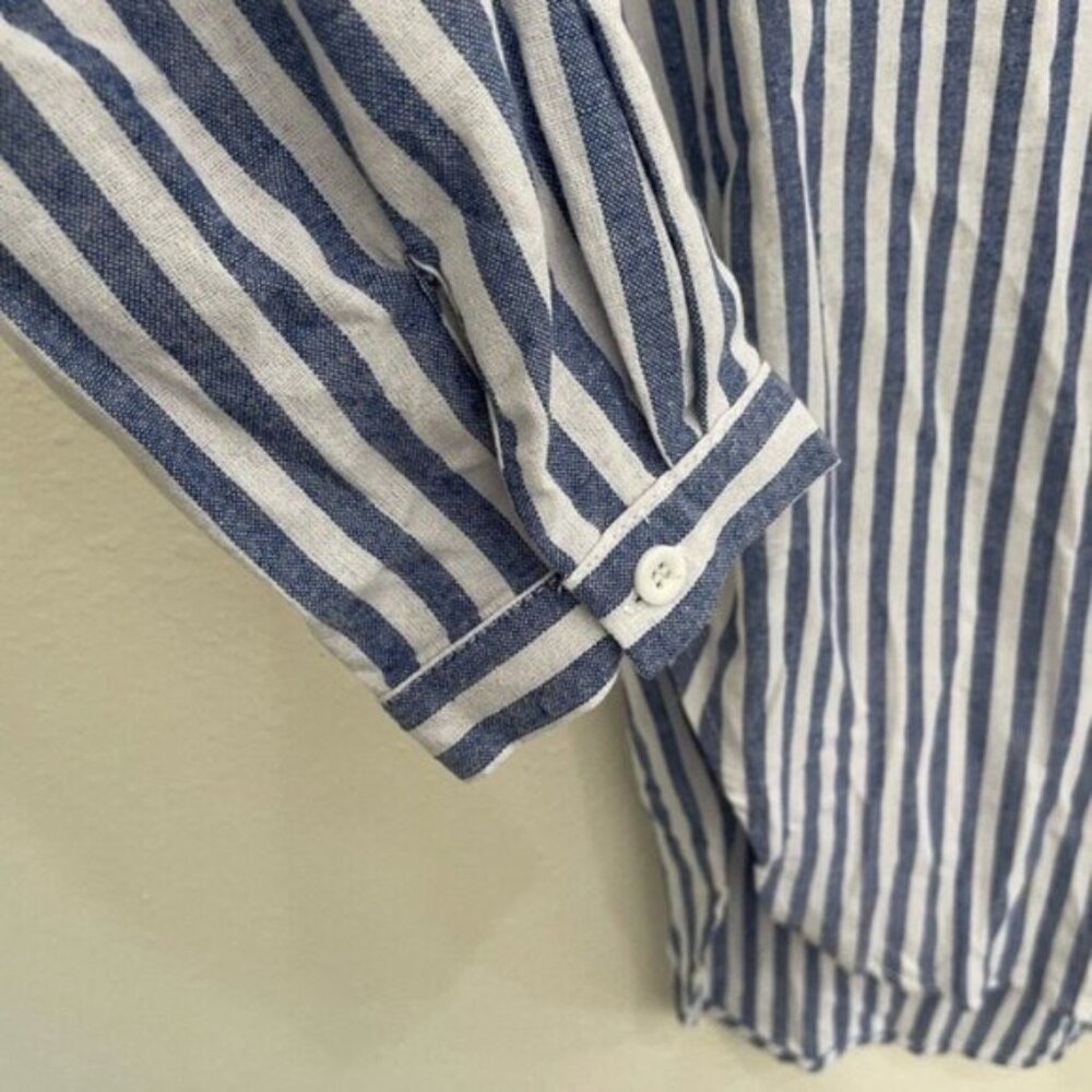 New Petal & Pup Striped Button Top Preppy Old Money Nautical Chic Academia - Picture 5 of 10